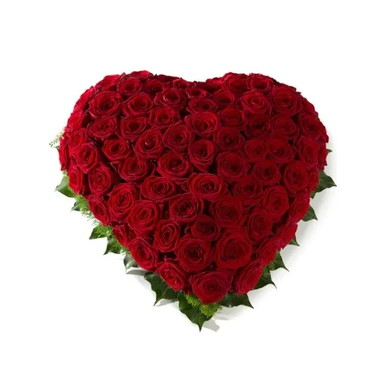 Funeral arrangment Warm heart of roses