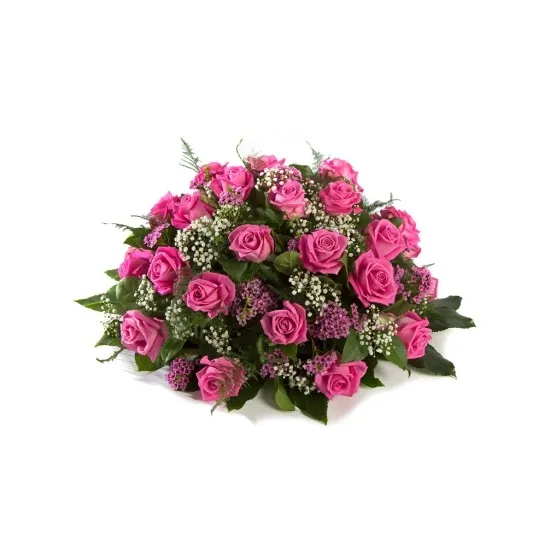 Funeral Posy pink Rose