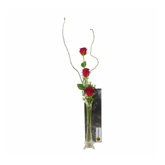 3 Red Roses