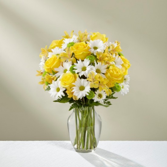 The Sunny Sentiments™ Bouquet - VASE INCLUDED