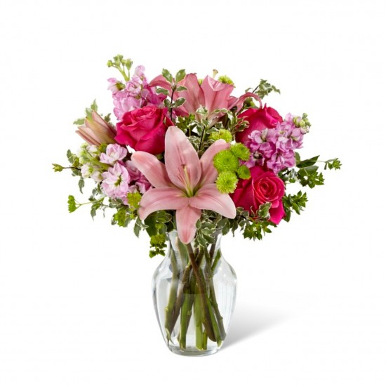 Pink Posh™ Bouquet- VASE INCLUDED