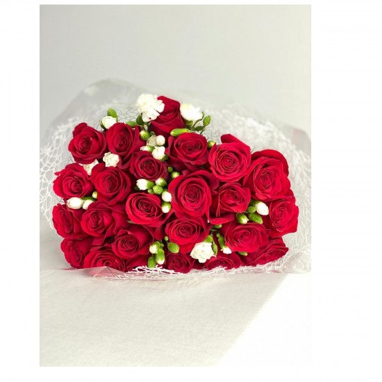 Bouquet with 24 roses