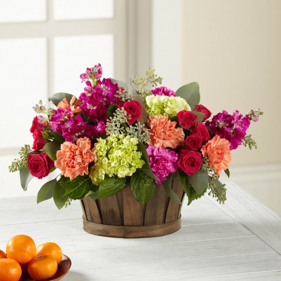 New Sunrise™ Bouquet - BASKET INCLUDED
