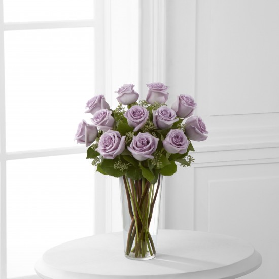 The Lavender Rose Bouquet - VASE INCLUDED
