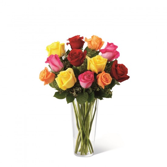 Bright Spark™ Rose Bouquet E4-4809