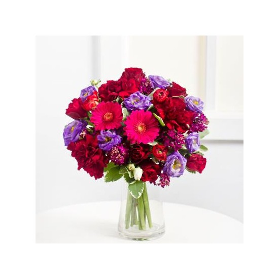 Romantic Bouquet in Purple Colours