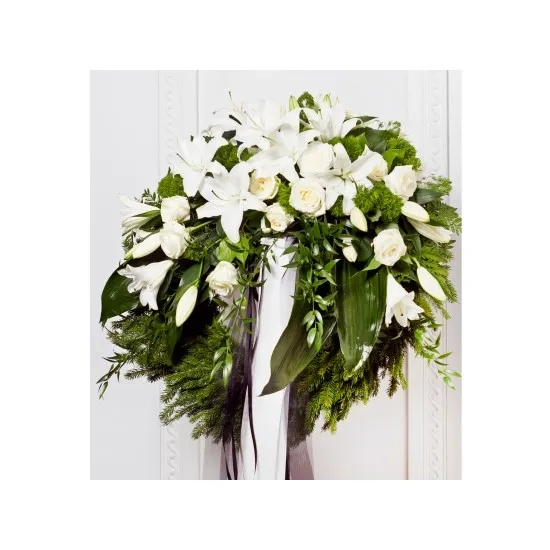 Wreath With Ribbon