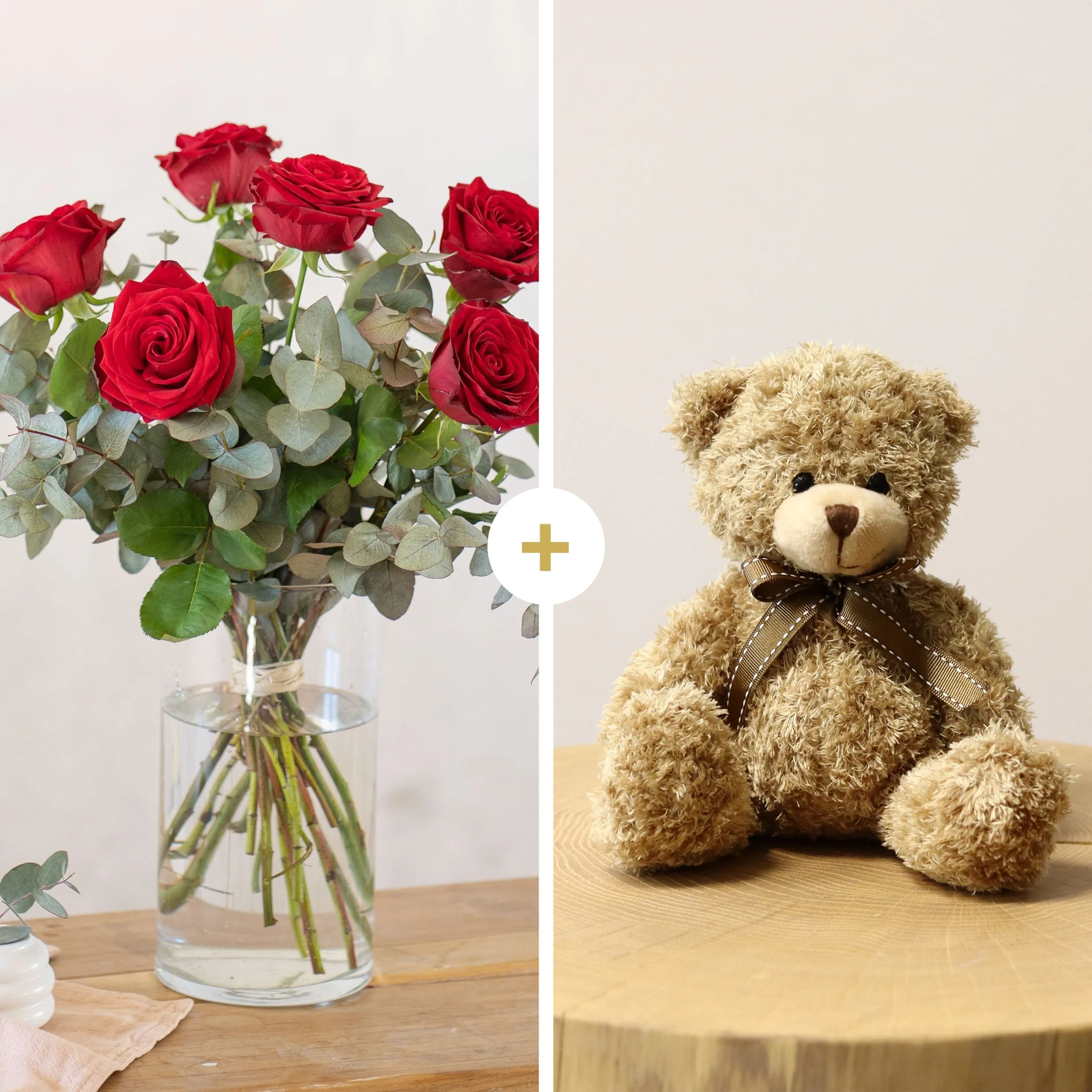 Roses and Teddy bear - Spain