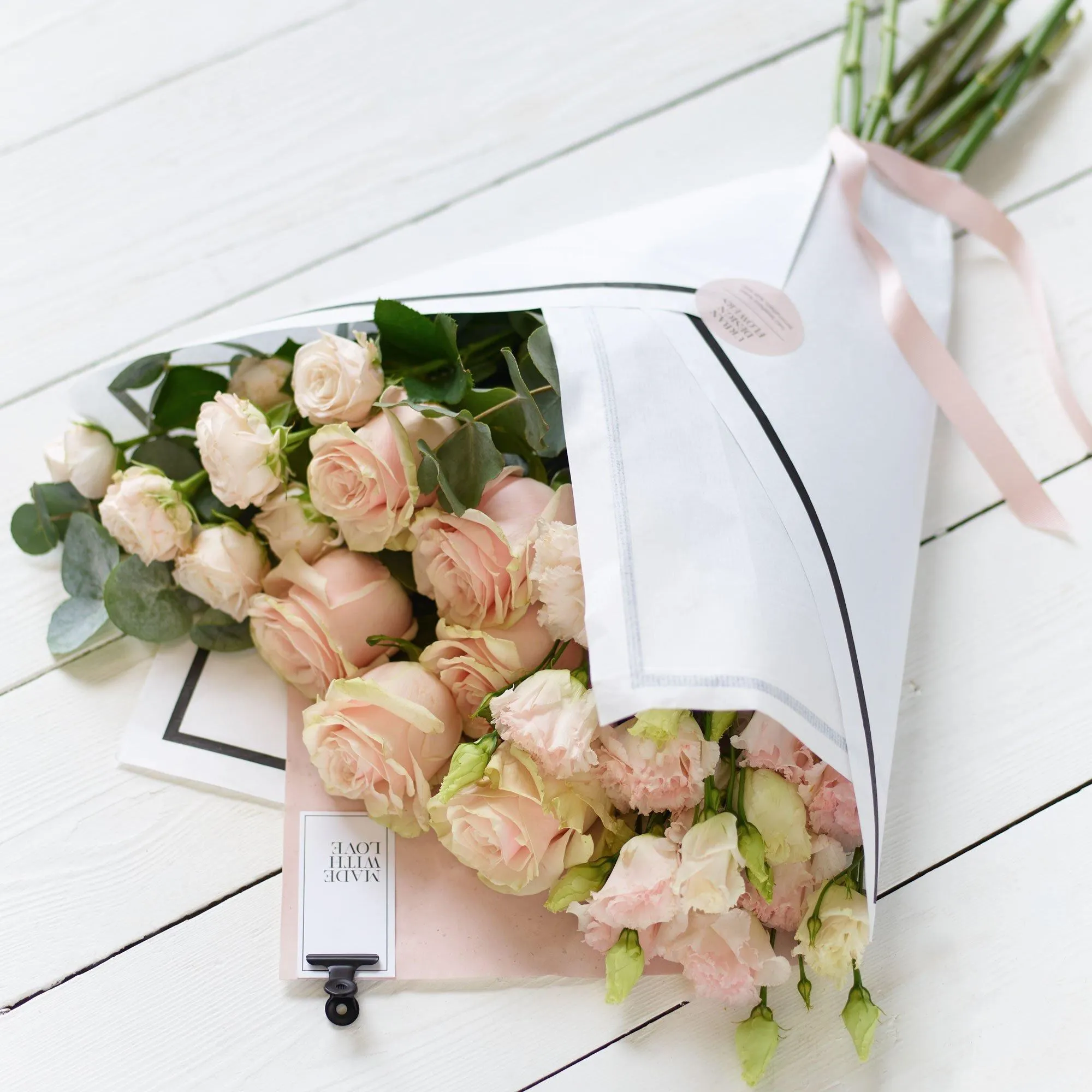 Beautifully Simple Large Pink Flower Wrap. - United Kingdom