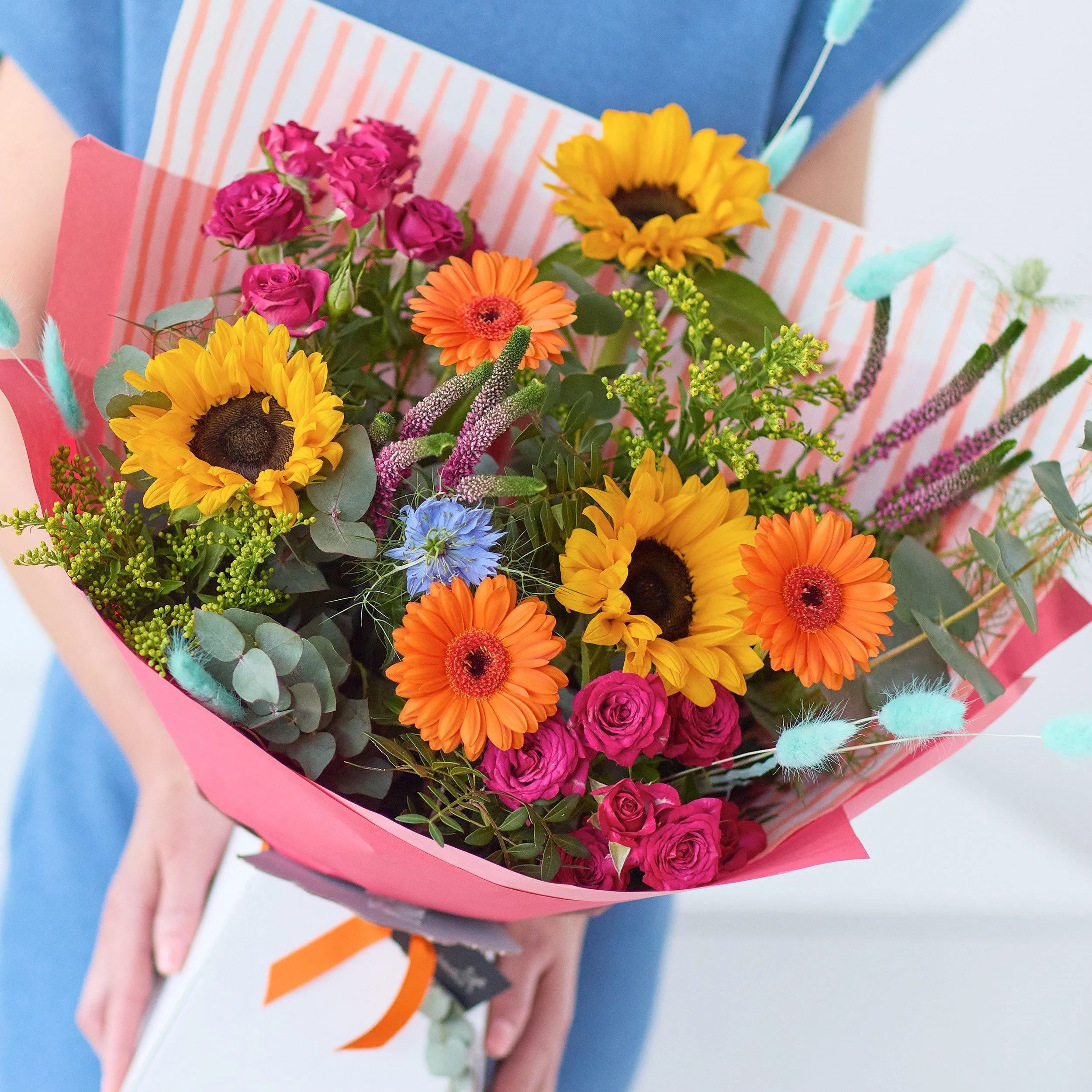 Trending Summer Bouquet with Sunflowers - United Kingdom