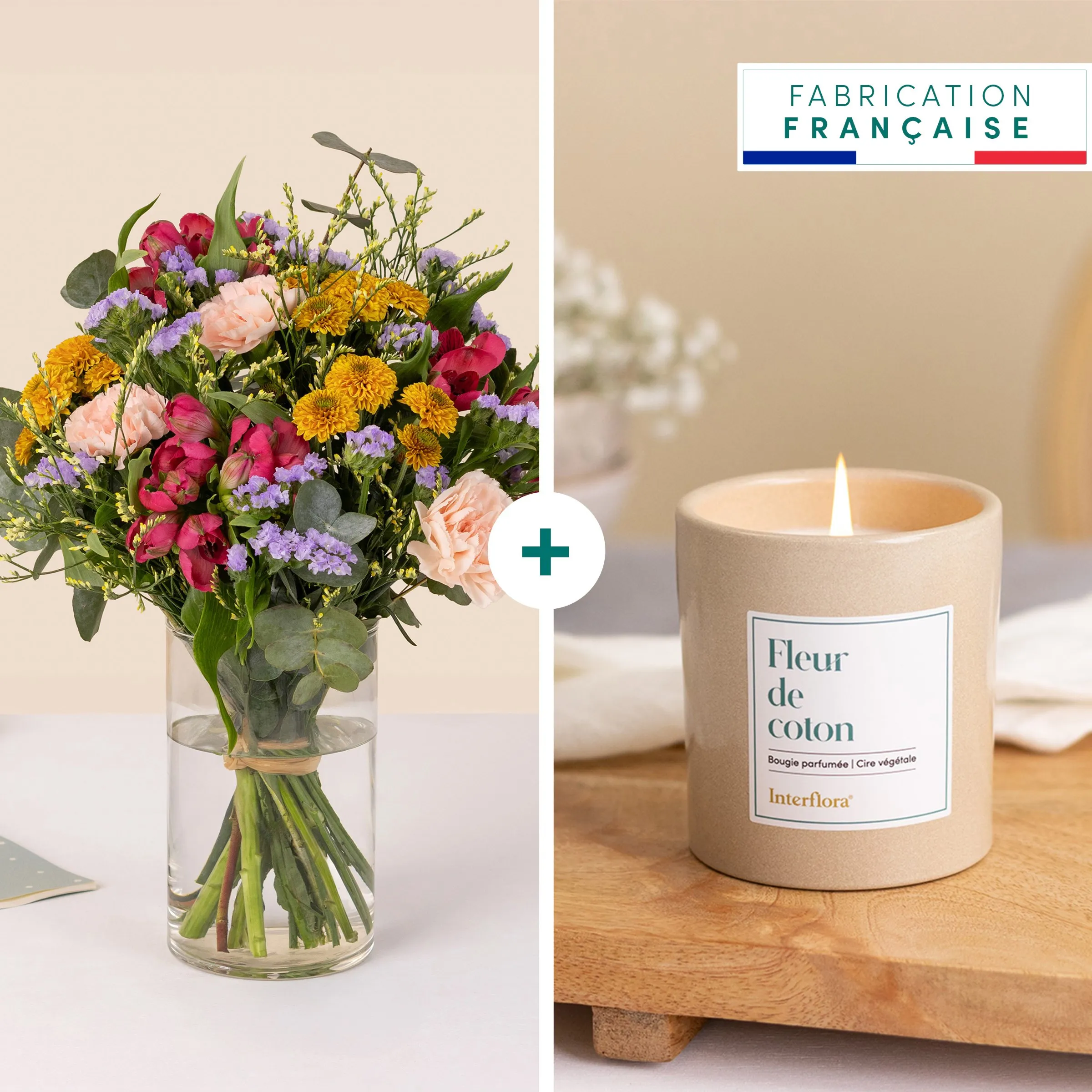 Colorful glow and candle - Eclat colore et bougie - France