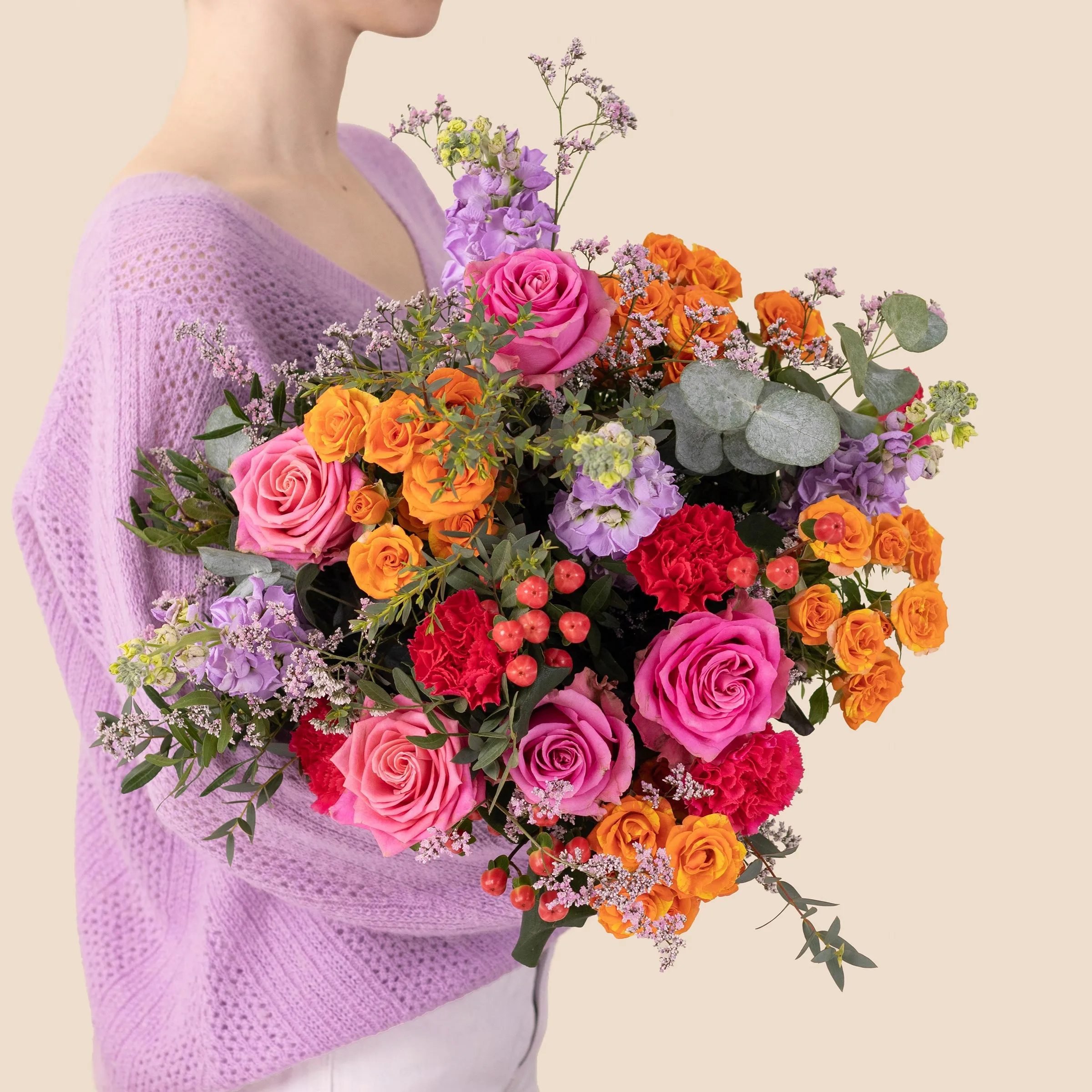 Multicolor palette bouquet - France