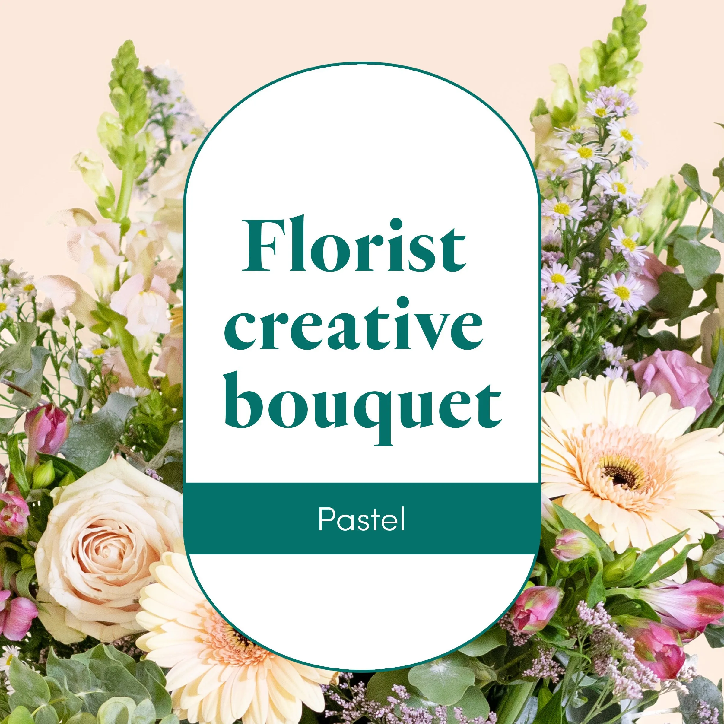 Pastelowy bukiet dla kwiaciarni - Bouquet du fleuriste pastel