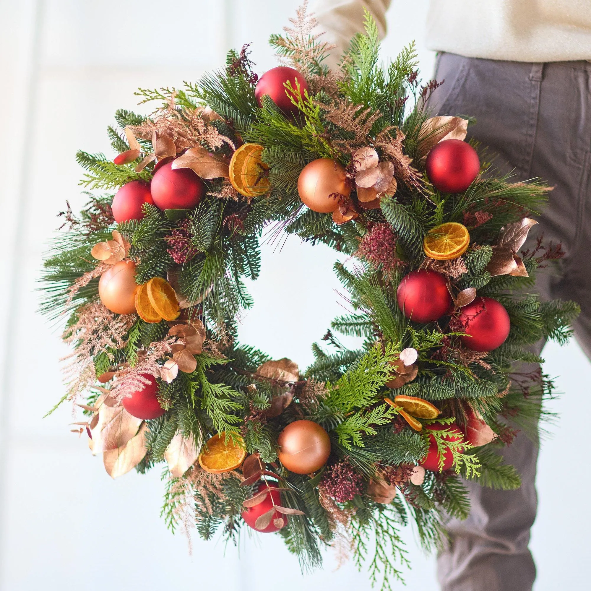 Luxury Christmas Wreath. - United Kingdom