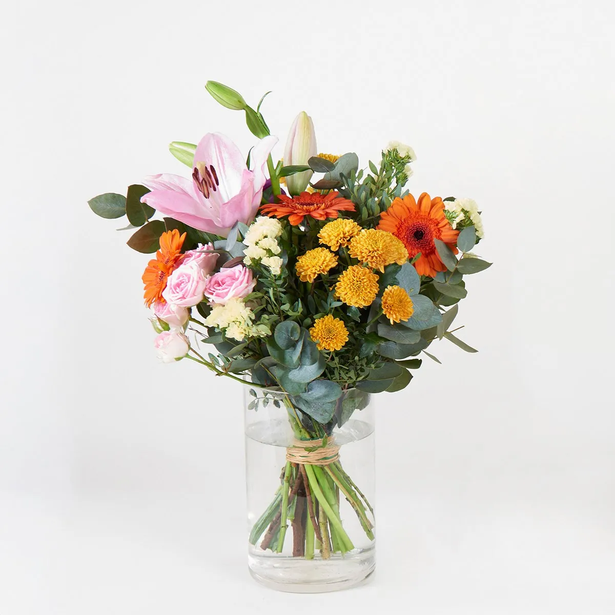 Floral connection - multicolored liliums bouquet - Portugal