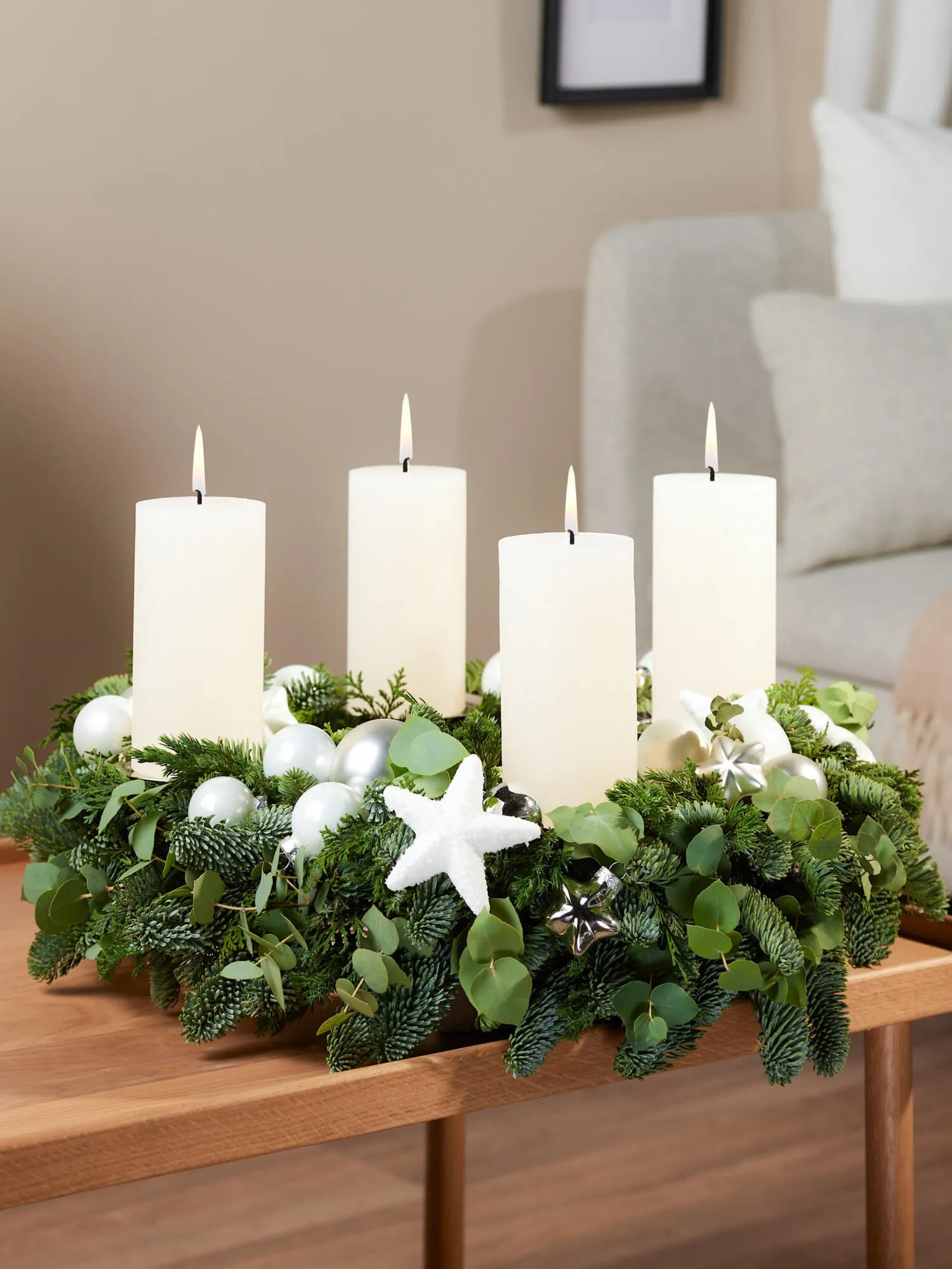 Advent Wreath Snowflakes - Germany