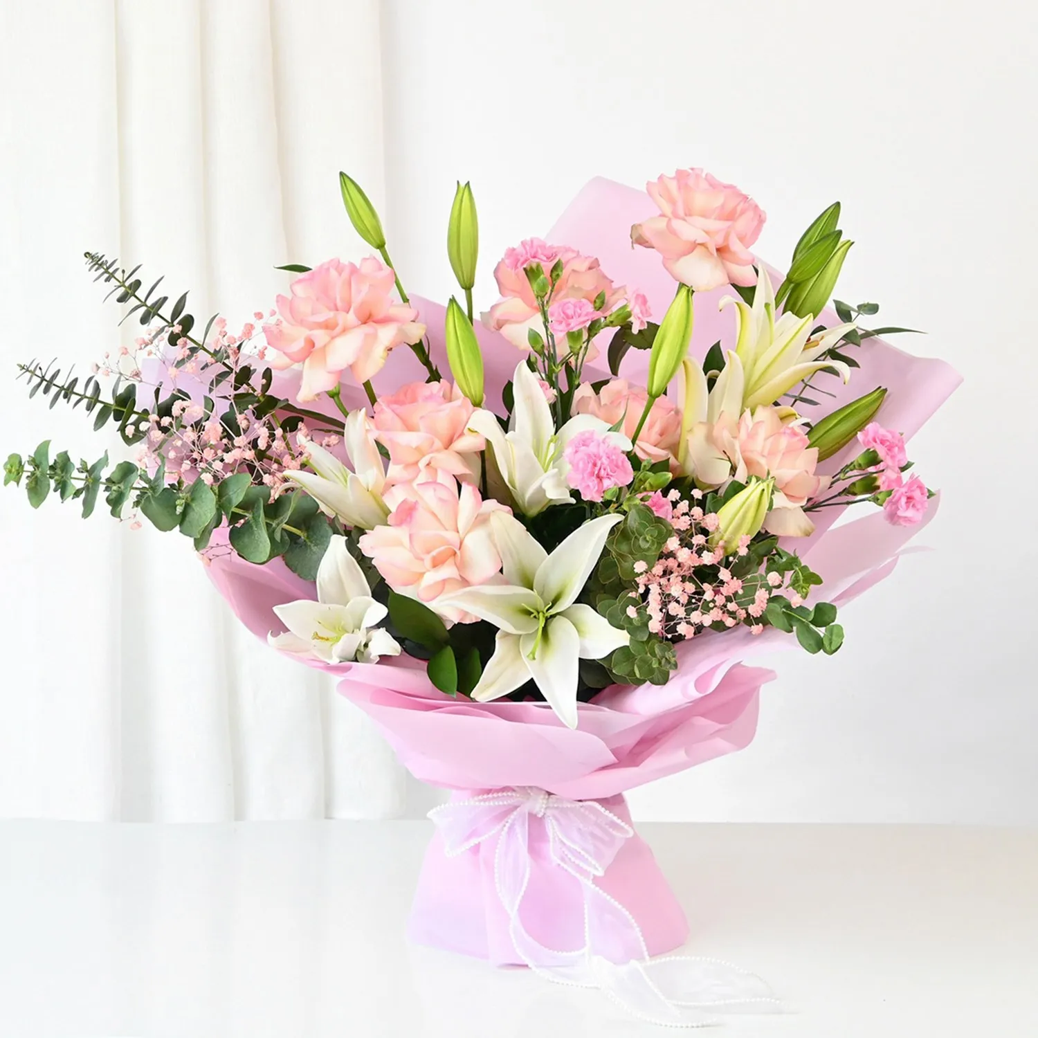 Rumieniące się lilie