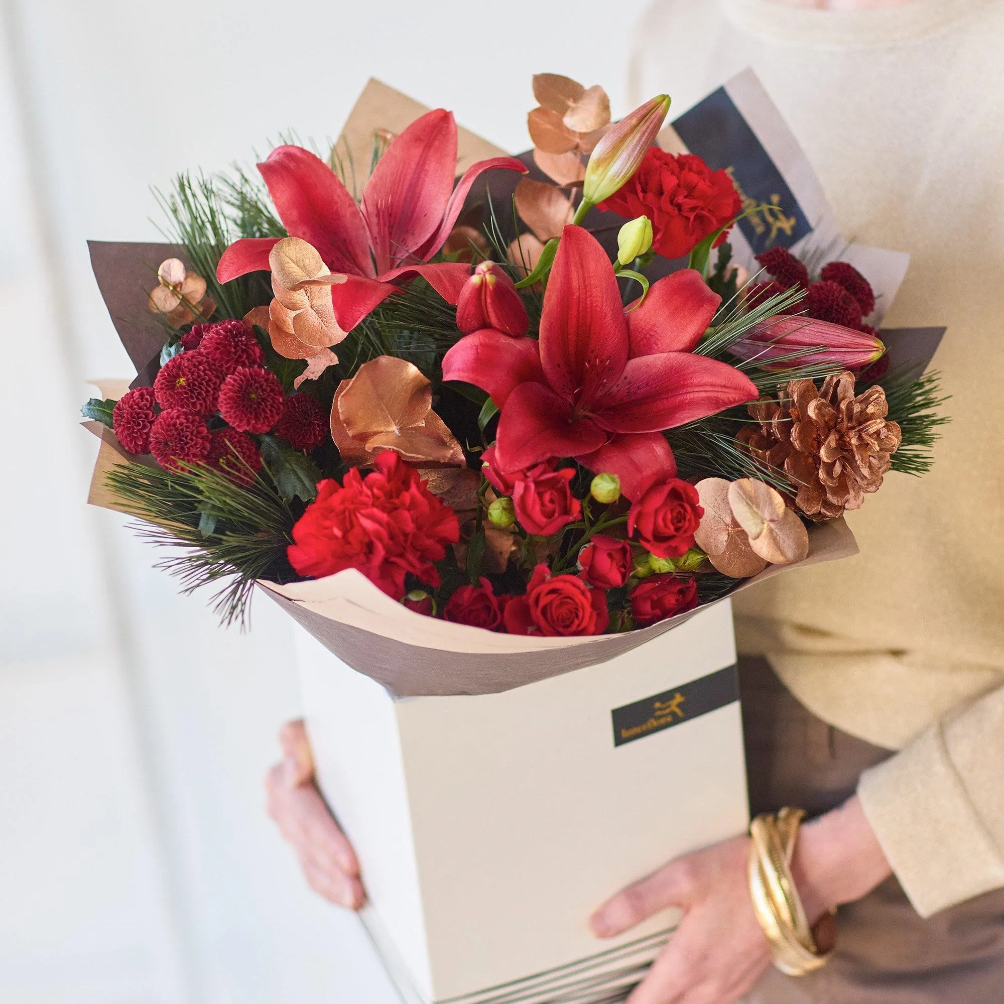 Classic Christmas Bouquet. - United Kingdom