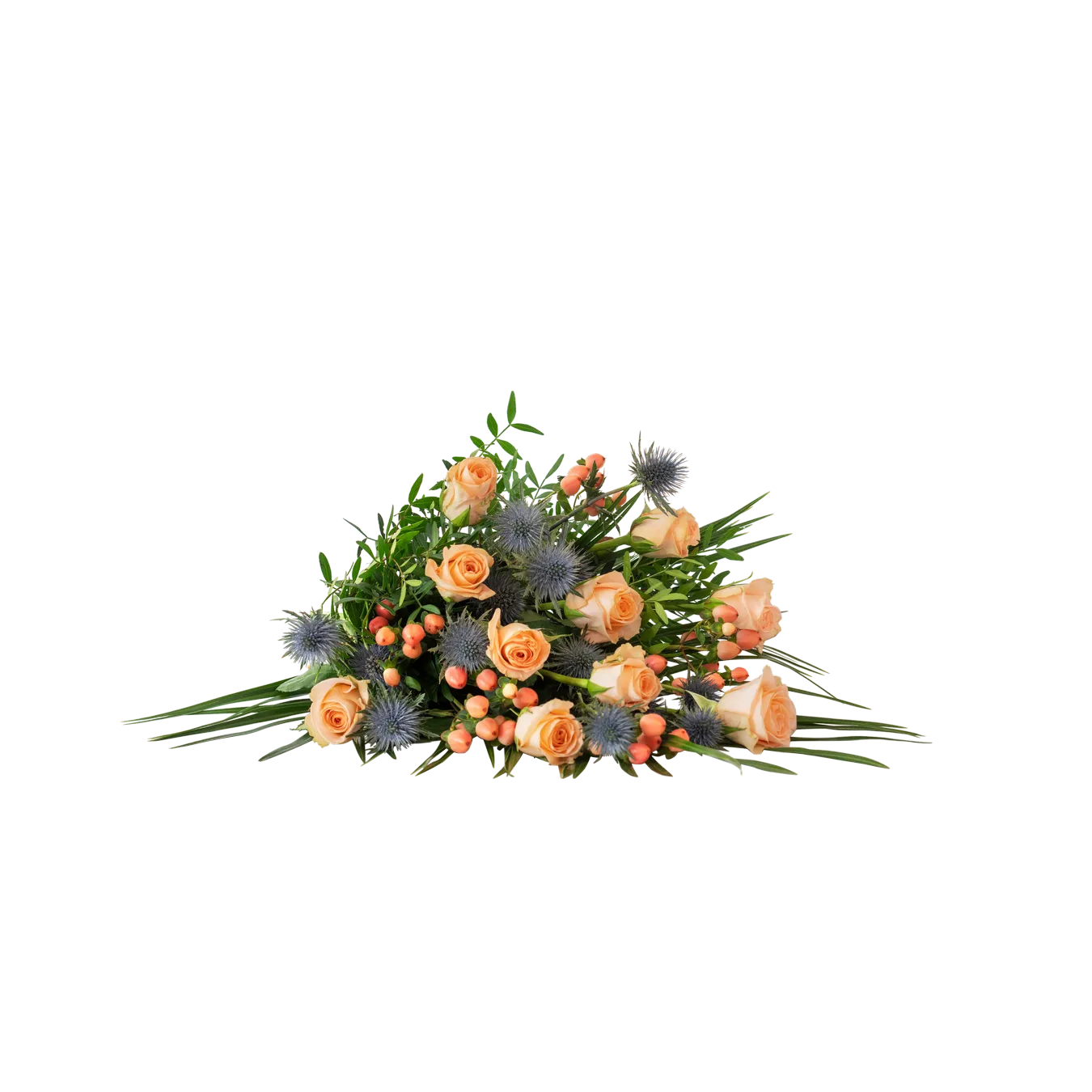 Bukiet Pogrzebowy Małe Zimowe Wiosenne Kwiaty Ze Wstążką 240167