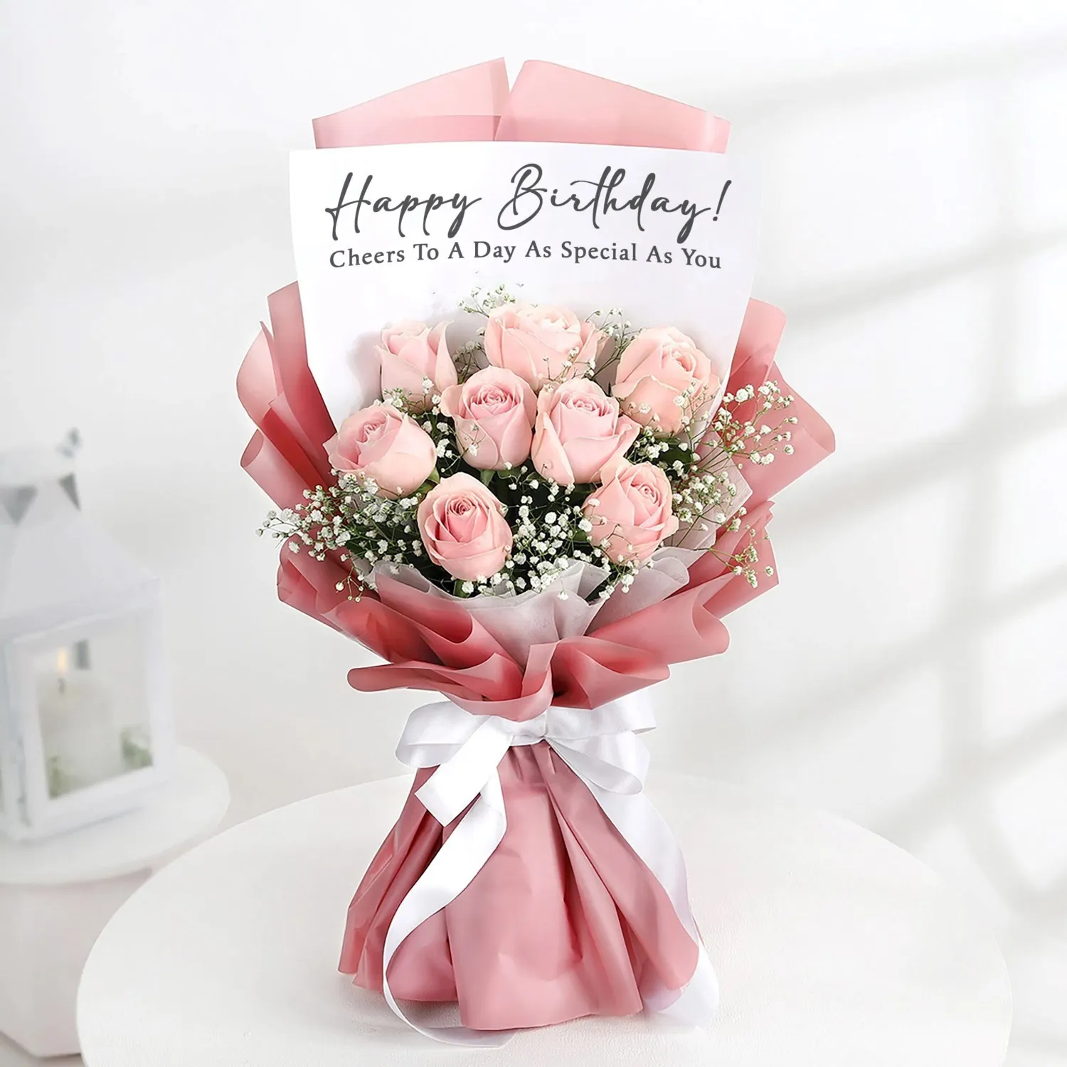 Birthday Cheers Enchanting Blooms Bouquet - India