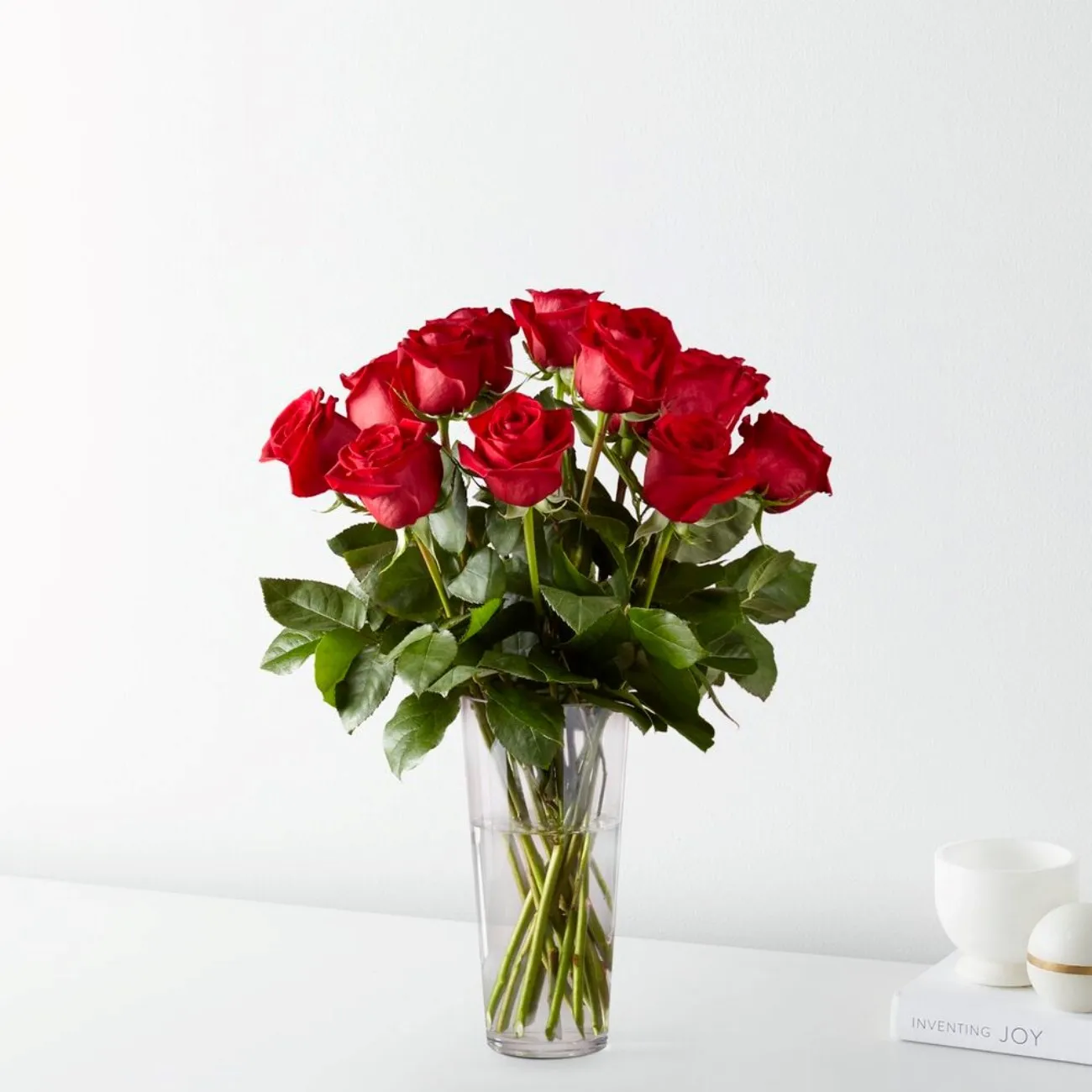 12 Long Stem Red Rose Bouquet