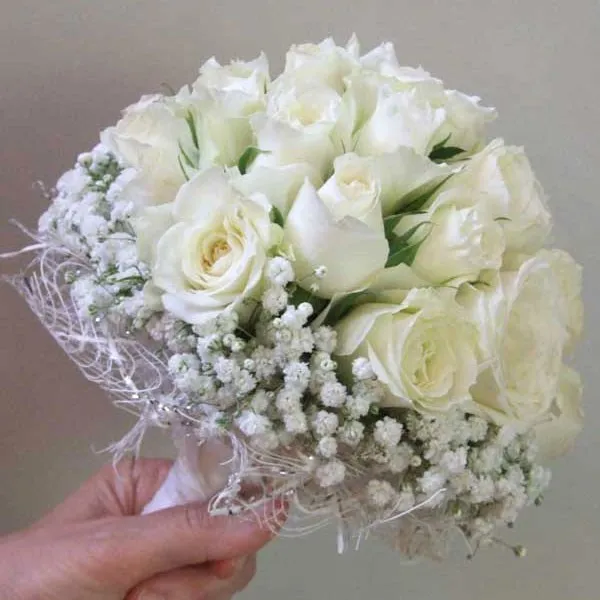Bridal White bouquet - Israel