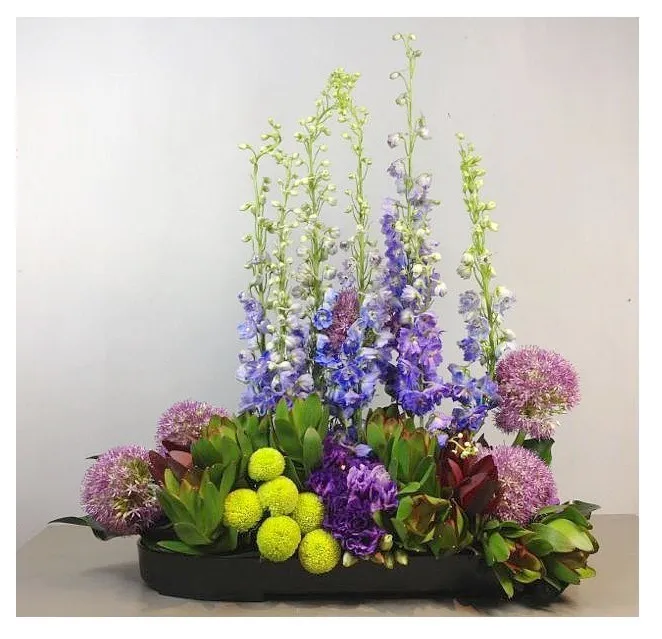 Arrangement of Cut Flowers mauve and purple - Macao SAR China