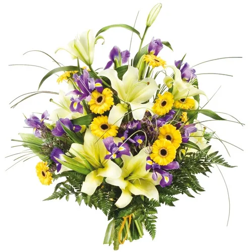 Light-schemed lilies are the perfect present- order flowers online.