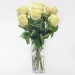 12 white roses
