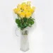 12 yellow roses with Limoncino