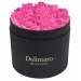 Masterbox - różowe róże w czarnym pudełku