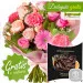 Bukiet Zachwyt + GRATIS