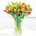 Seasonal bouquet of tulips