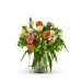 Ecological bouquet with vase