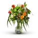 Ecological bouquet with vase