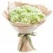 Bouquet of green carnations