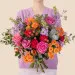 Multicolor palette bouquet