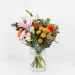 Floral connection - multicolored liliums bouquet