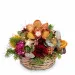 Flower arrangement Elegant Gift with Christmas lights