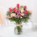 Us - pink tones bouquet with tulips