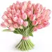 Pink tulips 12-100 pcs.