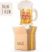Happy Beer-Day - balon z helem