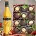 Dark And Gold Strawberries in Dark Chocolate with Ferrero Rocher + Advocaat
