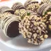Chocolate-covered strawberries and bananas