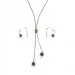 Necklace and earrings set