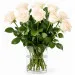 9 white roses
