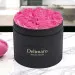 Masterbox - pink roses in a black box 