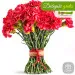 21 red carnations