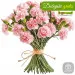 21 pink carnations