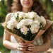 21 white carnations
